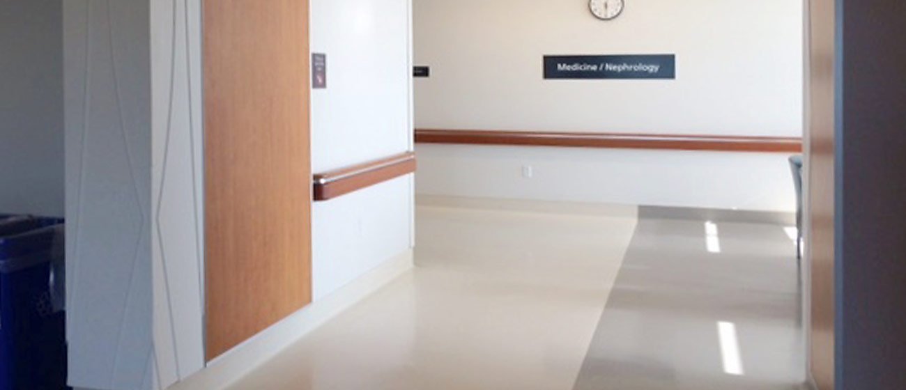 INSTALL Flooring Istallation at Surrey Memorial Hospital Critical Care Tower