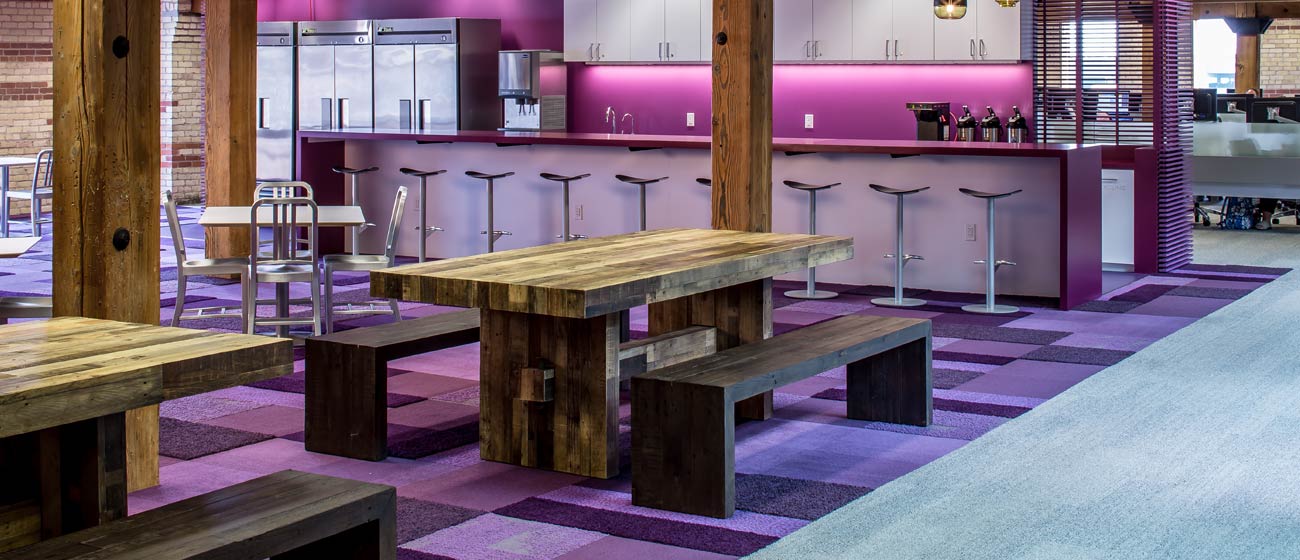 AIMIA Corporate Office flooring installation by INSTALL