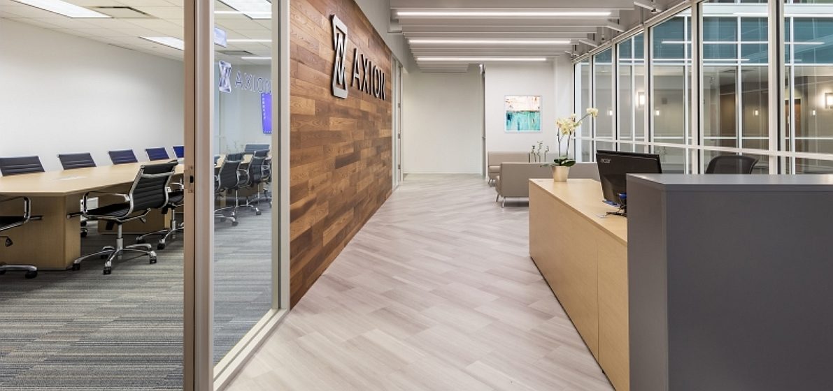 Axion Corporate flooring installation by INSTALL