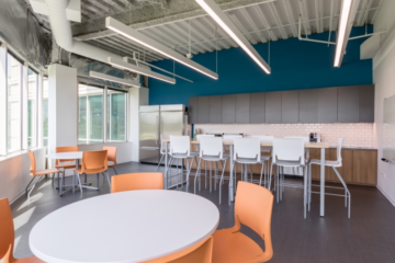 Axion RMS Headquarters flooring installation guaranteed by INSTALL Warranty Contractor Vortex Commercial Flooring