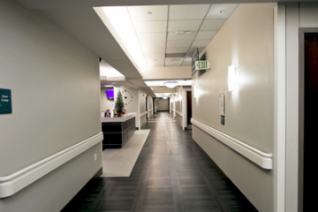 Flooring installation at Menorah Medical Center guaranteed by INSTALL Warranty Contractor Image Flooring