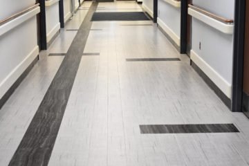 INSTALL VA Master Specification met by NuVeterans Construction on Edward Hines, Jr. VA Hospital flooring installation