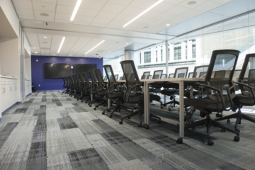 INSTALL Warranty Contractor Image Flooring installs flooring at Kansas State University Engineering Hall
