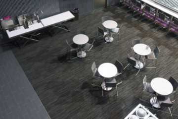 INSTALL Warranty Contractor Master Craft Floors guarantees T-Mobile Arena flooring installation