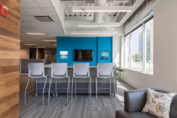 INSTALL Warrant Contractor Vortex Commercial Flooring guarantees Axion RMS Headquarters installation
