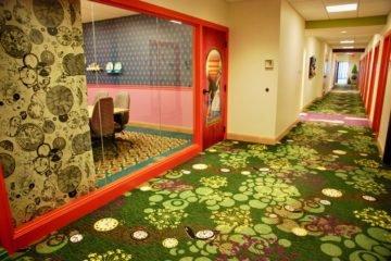 INSTALL Warranty Contractor Mr. David's Flooring guarantees flooring installation at the Alice corporate campus
