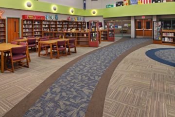 Scranton Middle School flooring installation by INSTALL Contractor