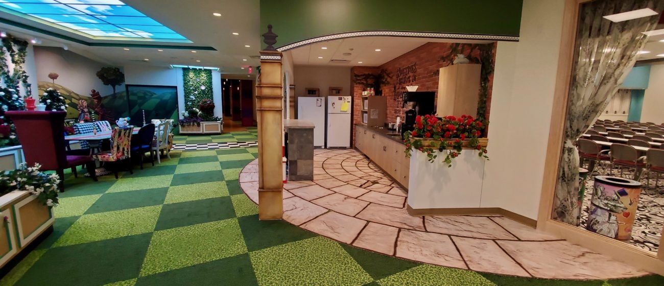 Mr. David's Flooring Installation Corporate Campus "Through the Looking Glass"